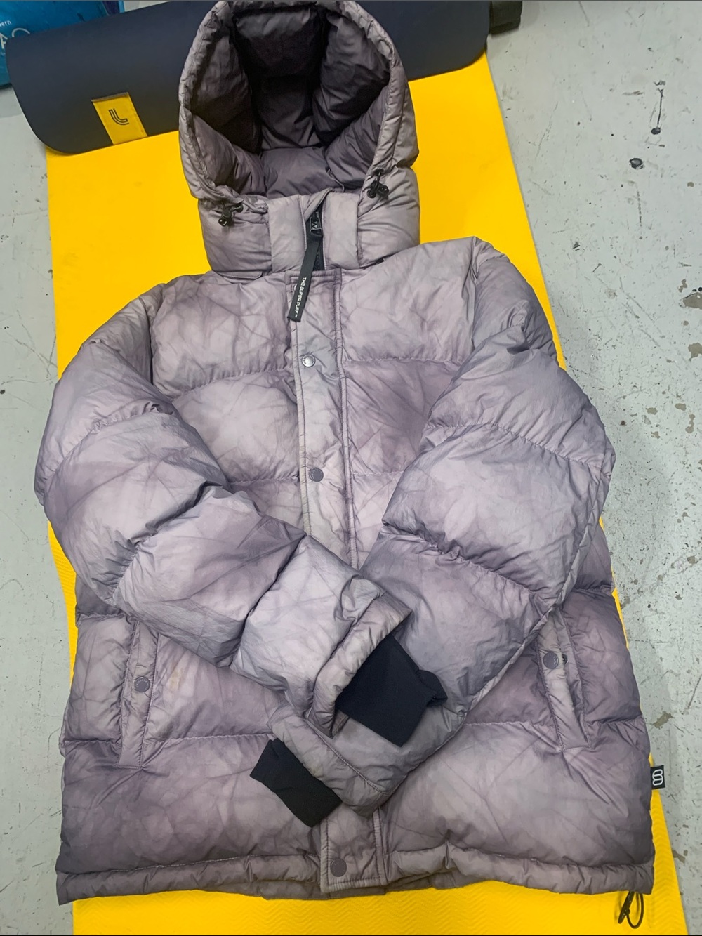 Kids Hooded Puffer Coat in Light Purple